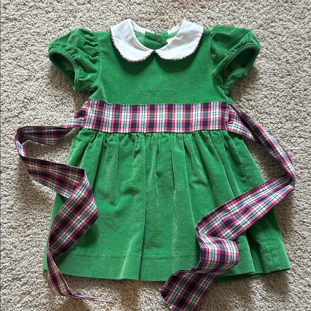 The Beaufort Bonnet Company Green Plaid Dress